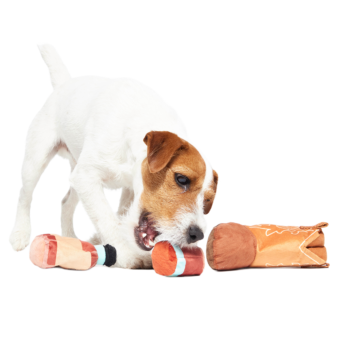 Bottoms Up Boot Plush 2-in-1 + Enrichment Dog Toy